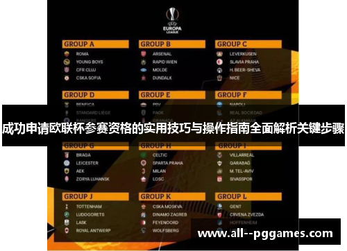 成功申请欧联杯参赛资格的实用技巧与操作指南全面解析关键步骤